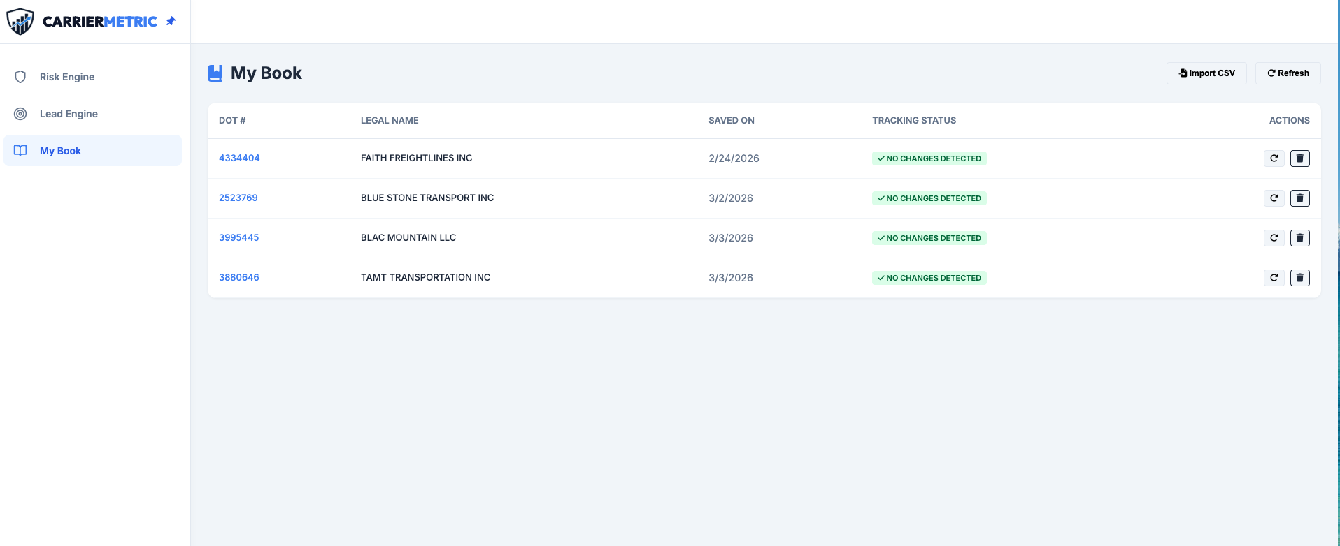 My Book Dashboard Preview